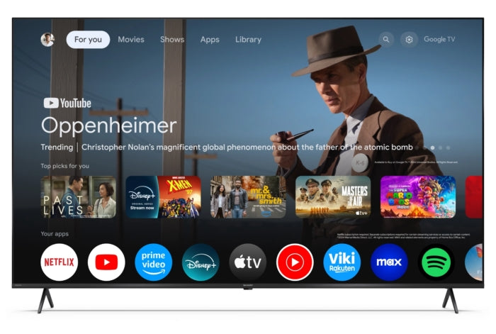 Телевизор Sharp 65HP5265E, 65" QLED Google TV