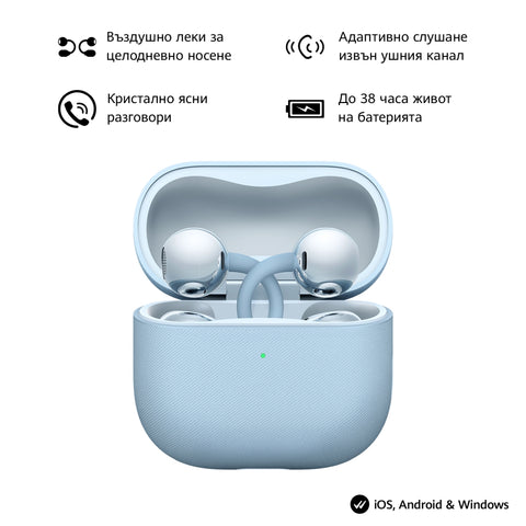 Слушалки Huawei FreeClip 2 Robin-T10 Blue