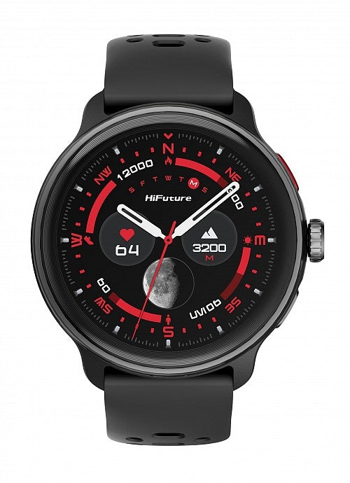 Часовник HiFuture Vela Black, 1.43" AMOLED