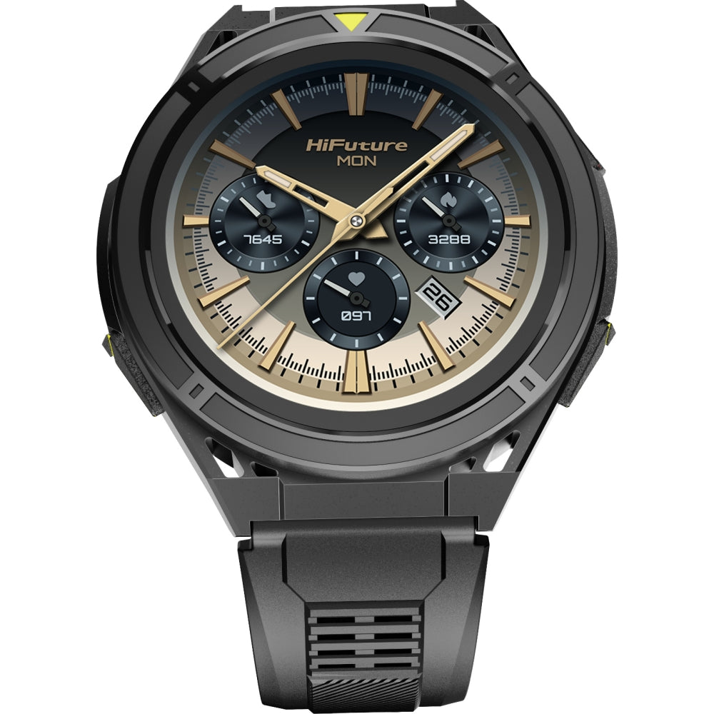 Часовник HiFuture Active Black Yellow