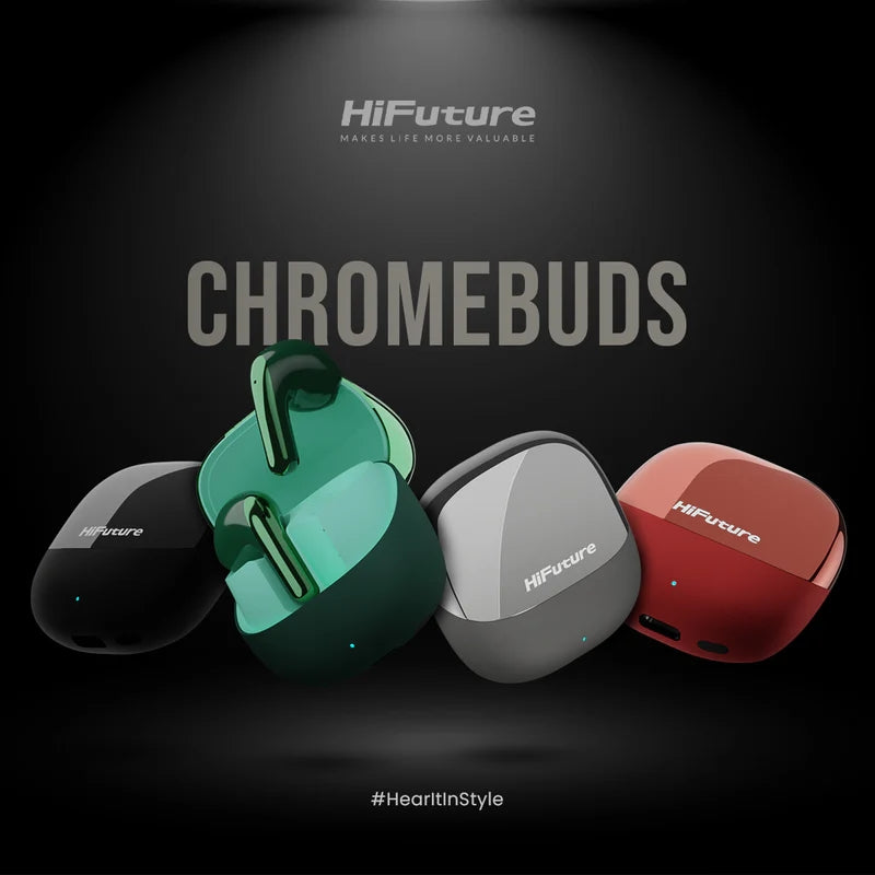 Слушалки HiFuture ChromeBuds Metallic Grey