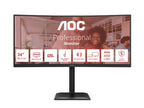 Монитор AOC CU34E4CV, 34" Curved 1500R VA WLED