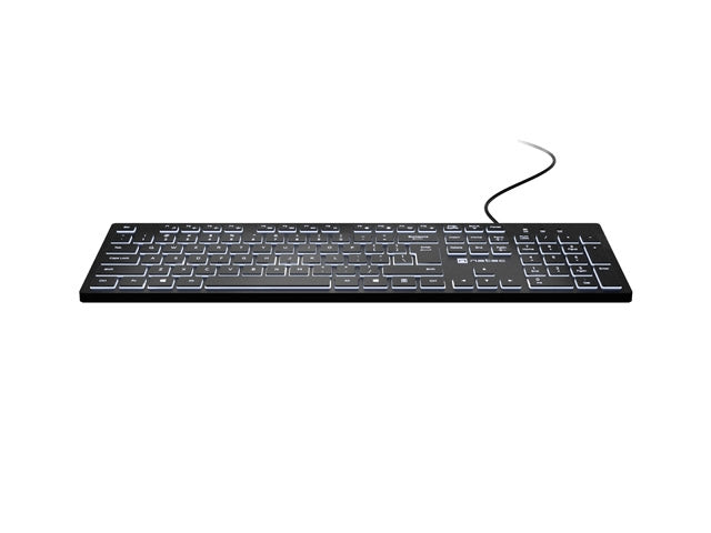 Клавиатура Natec Keyboard Herring Glow US, White Backlight