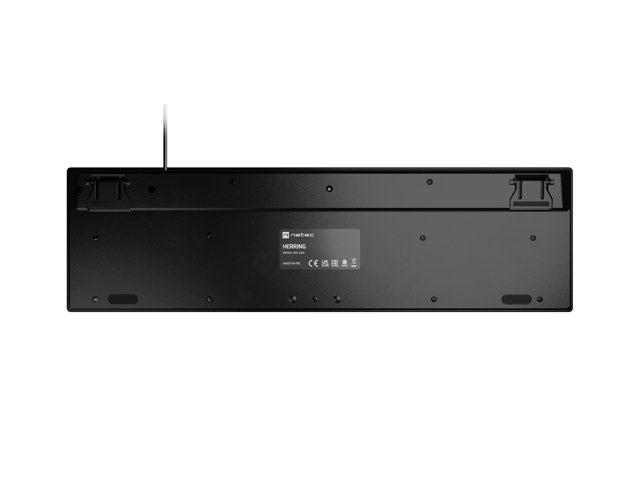 Клавиатура Natec Keyboard Herring US, Black, Slim