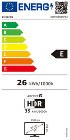 Телевизор Philips 32PHS6050/12