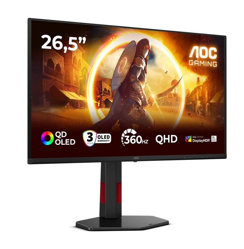 Монитор AOC Q27G4SDR, 26.5" QD-OLED