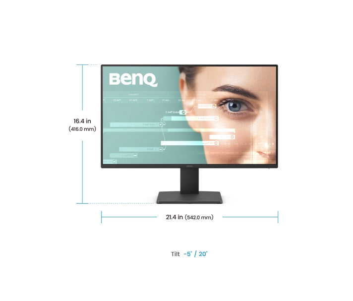 Монитор BenQ GW2491, 23.8" 1080p FHD 100Hz Eye-Care Monitor