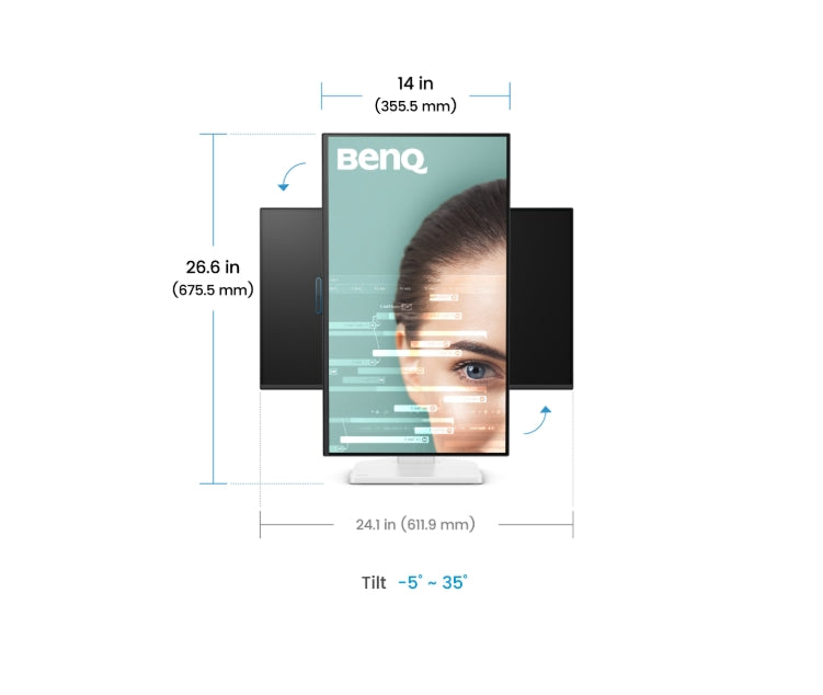 Монитор BenQ GW2790TC WORK & ENTERTAINMENT DISPLAY GW2790TC WHITE