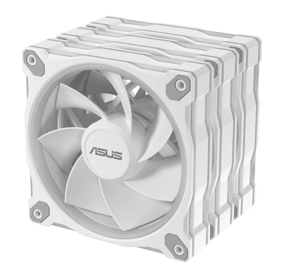 Вентилатор Asus Prime MR120 Reverse ARGB 3 Pack White