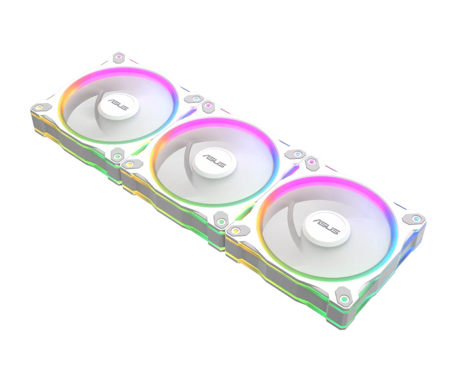 Вентилатор Asus Prime MR120 Reverse ARGB 3 Pack White