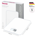 Везна Beurer KS 19 Pure White kitchen scale; 5 kg / 1 g