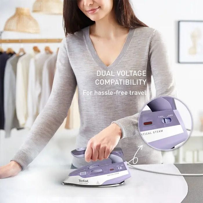 Ютия Tefal DB1612E0 travel iron first class wht lil