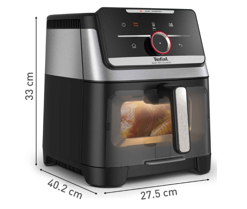 Уред за здравословно готвене Tefal EY876DE1 fry easy fry silence xxl vision