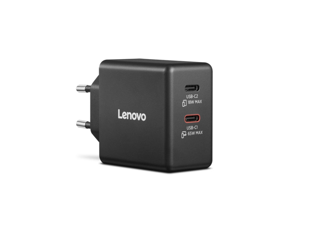 Адаптер Lenovo Dual USB-C 65W GaN Charger