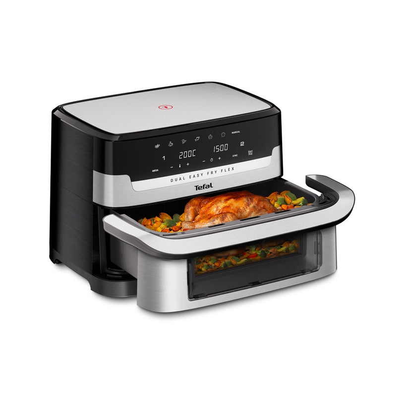 Уред за здравословно готвене Tefal EY922DE0 Easy Fry DUAL FLEX