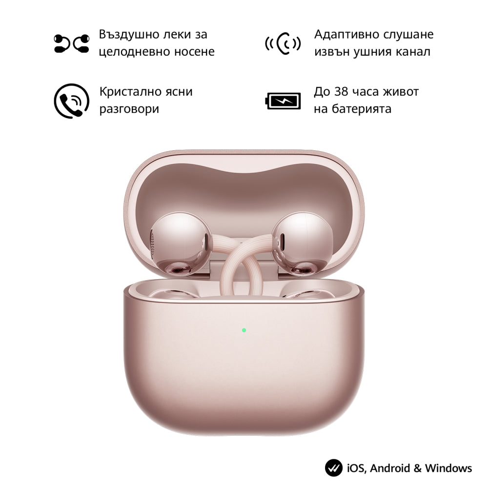 Слушалки Huawei FreeClip 2 Robin-T11 Rose gold