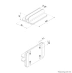 Стойка Neomounts Laptop holder 11-17", universal (NSLS300SILVER)