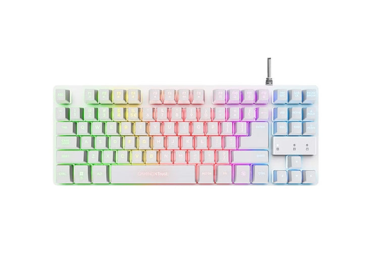 Клавиатура TRUST GXT833 Thado TKL Keyboard, White US