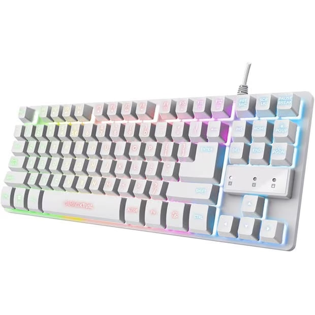 Клавиатура TRUST GXT833 Thado TKL Keyboard, White US
