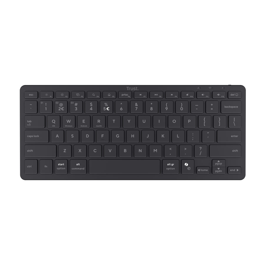 Клавиатура TRUST Nado II Multidevice Bluetooth Keyboard US