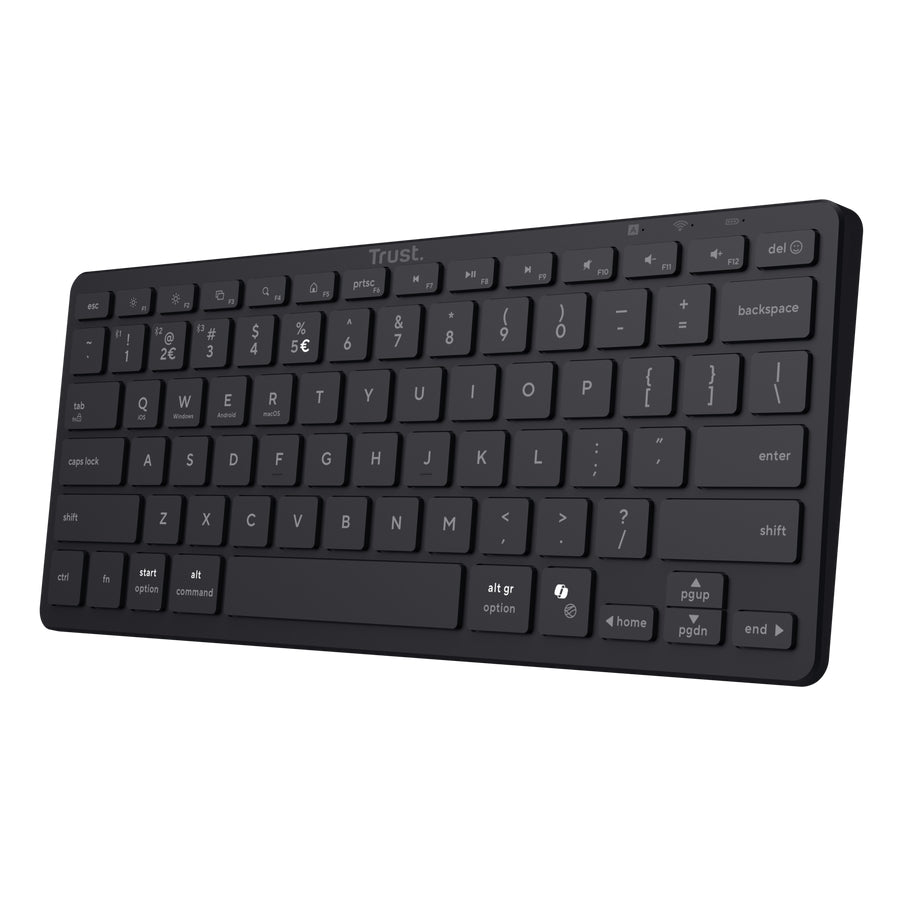 Клавиатура TRUST Nado II Multidevice Bluetooth Keyboard US