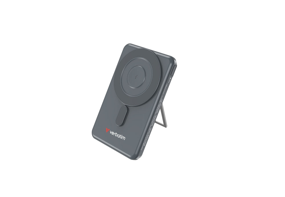 Външна батерия Verbatim Charge 'n' Go 2C Power Bank Magnetic Wireless 5000mAh with 2 (32251)