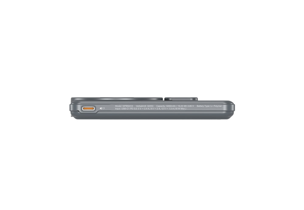 Външна батерия Verbatim Charge 'n' Go 2C Power Bank Magnetic Wireless 5000mAh with 2 (32251)