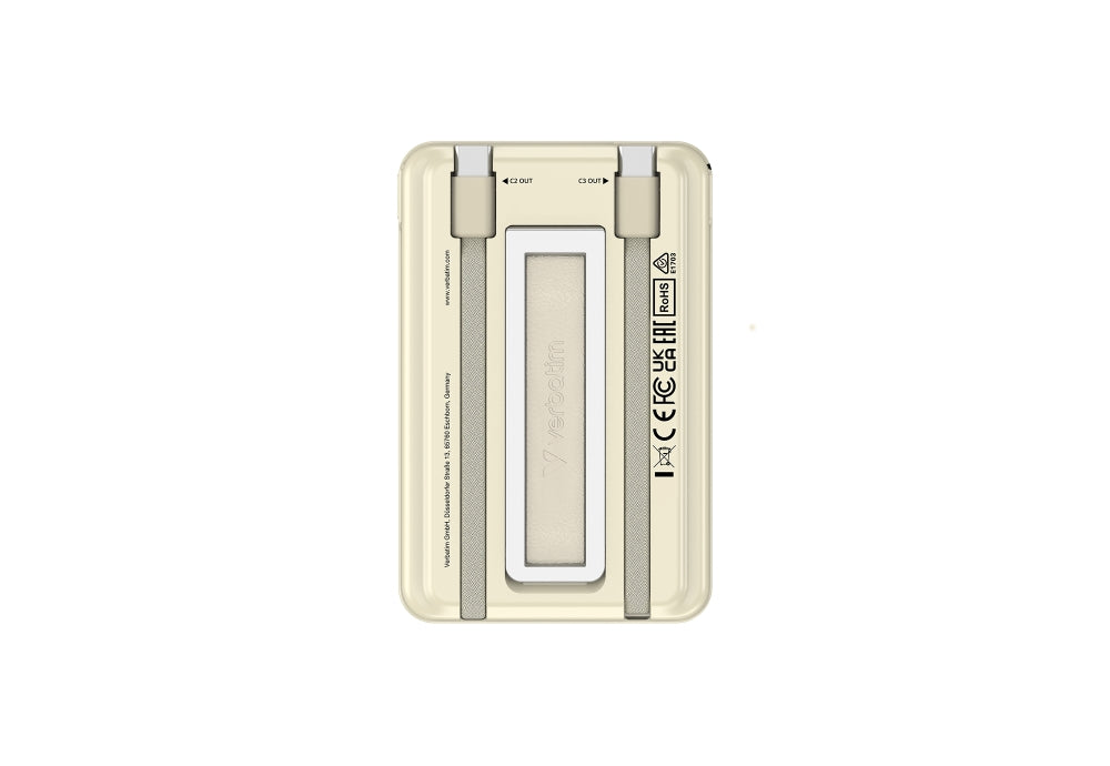 Външна батерия Verbatim Charge 'n' Go 2C Power Bank Magnetic Wireless 5000mAh with 2 (32253)