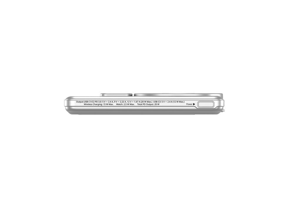 Външна батерия Verbatim Charge 'n' Go 2C Power Bank Magnetic Wireless 5000mAh with 2 (32276)