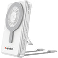 Външна батерия Verbatim Power Bank Magnetic Wireless 10.000 mAh C+C Display Silver