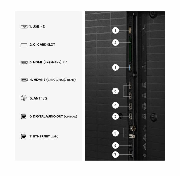 Телевизор Hisense 85"U7S Pro, 4K Ultra HD 3840x2160