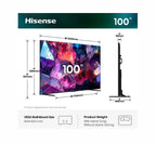 Телевизор Hisense, 100'' E7S PRO