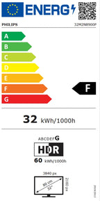 Монитор Philips 32M2N8900P, 31.5" QD-OLED