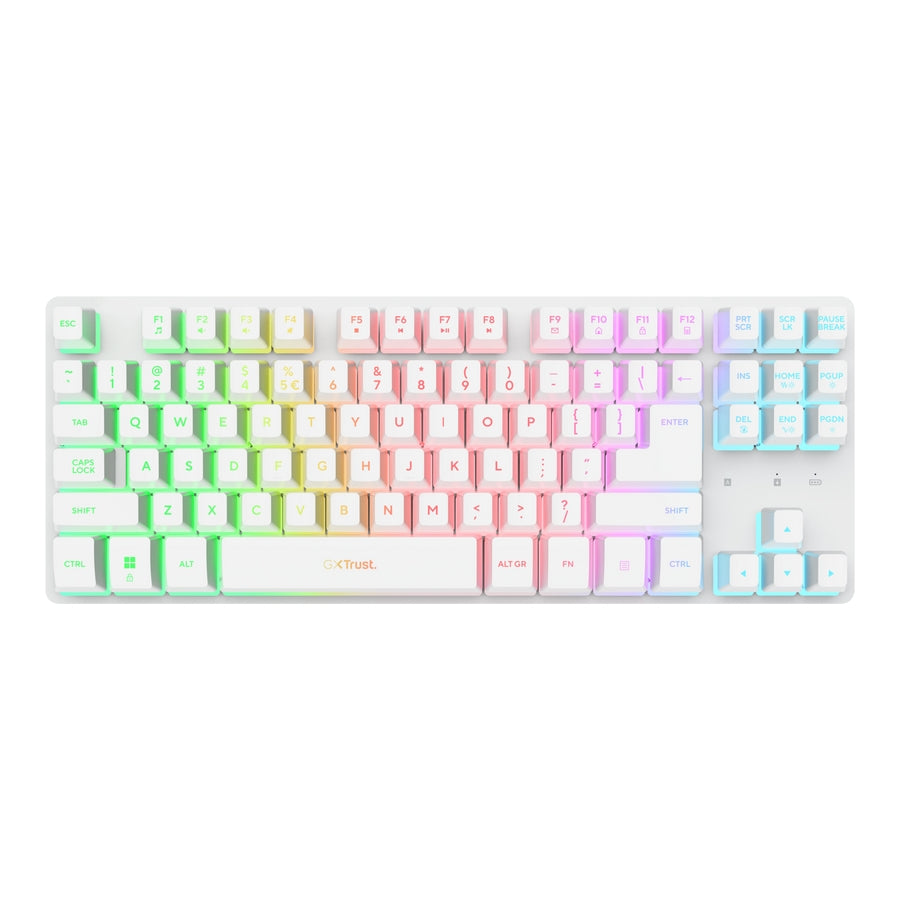 Клавиатура TRUST GXT831W Thado TKL Wireless Keyboard White US