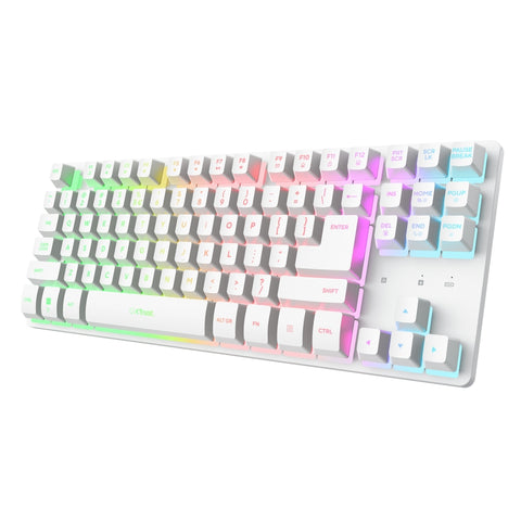 Клавиатура TRUST GXT831W Thado TKL Wireless Keyboard White US