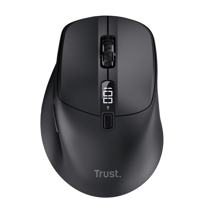 Мишка TRUST Zevo Fast Rechargable Multi-Wireless Mouse Black