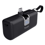 Външна батерия TRUST Pacto 5000 mAh Pocket Powerbank Black