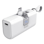 Външна батерия TRUST Pacto 5000 mAh Pocket Powerbank White