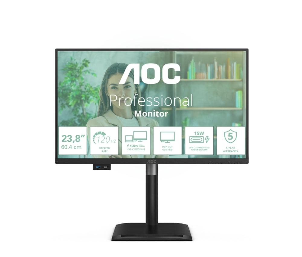 Монитор AOC 24P4CV, 23.8" IPS WLED