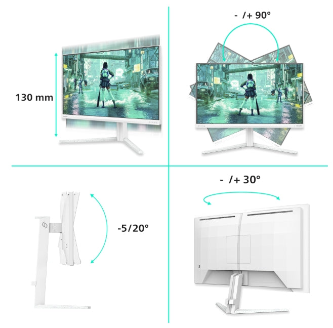 Монитор Philips 24M2N3201P, 23.8" Fast IPS WLED