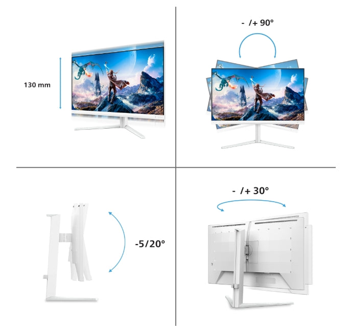 Монитор Philips 27M2N5901A, 27" Fast IPS WLED