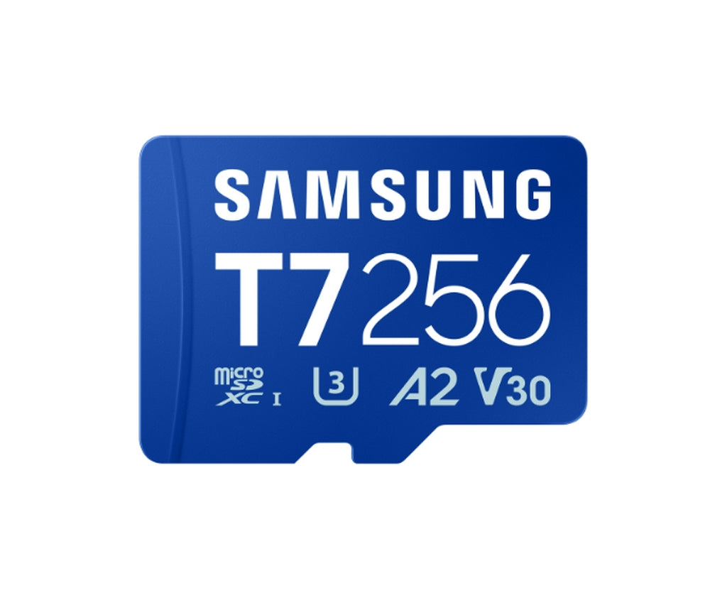 Памет Samsung 256GB micro SD Card T7 UHS-I Transfer Speed up to 170MB/s Class 10 U3 V30 A2