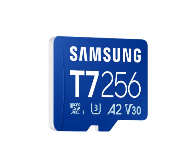 Памет Samsung 256GB micro SD Card T7 UHS-I Transfer Speed up to 170MB/s Class 10 U3 V30 A2