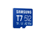 Памет Samsung 512GB micro SD Card T7 UHS-I Transfer Speed up to 170MB/s Class 10 U3 V30 A2