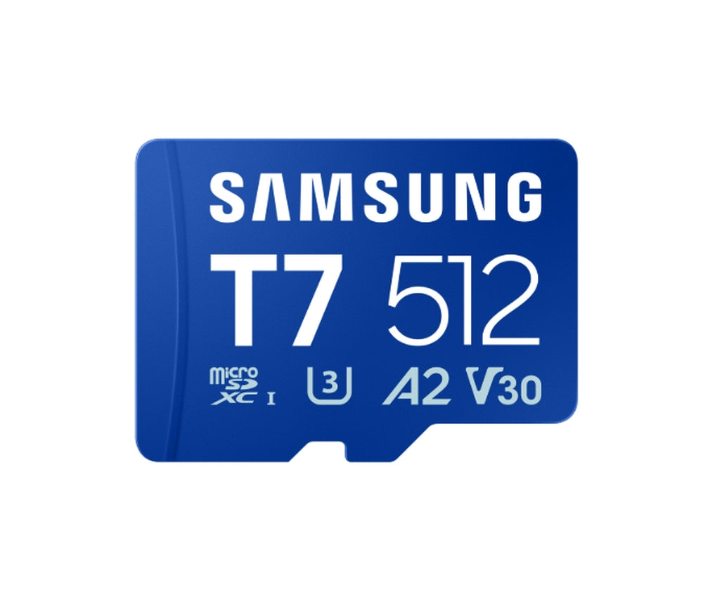 Памет Samsung 512GB micro SD Card T7 UHS-I Transfer Speed up to 170MB/s Class 10 U3 V30 A2