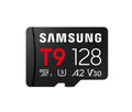 Памет Samsung 128GB micro SD Card T9 UHS-I Read 200MB/s, Write 130MB/s Class 10 U3 V30 A2