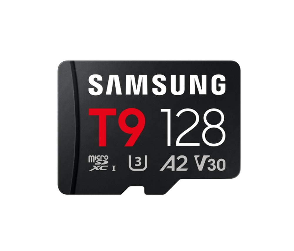 Памет Samsung 128GB micro SD Card T9 UHS-I Read 200MB/s, Write 130MB/s Class 10 U3 V30 A2