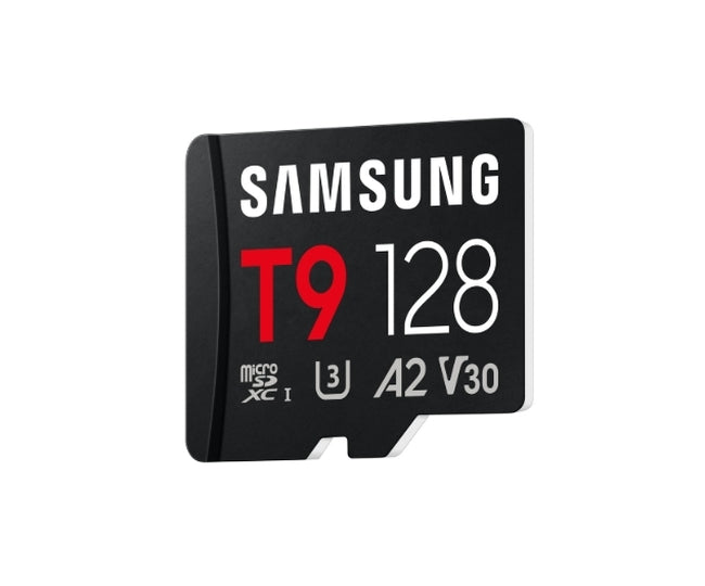 Памет Samsung 128GB micro SD Card T9 UHS-I Read 200MB/s, Write 130MB/s Class 10 U3 V30 A2