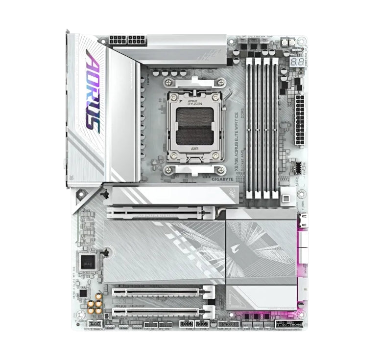 Дънна платка Gigabyte X870E Aorus Elite Ice