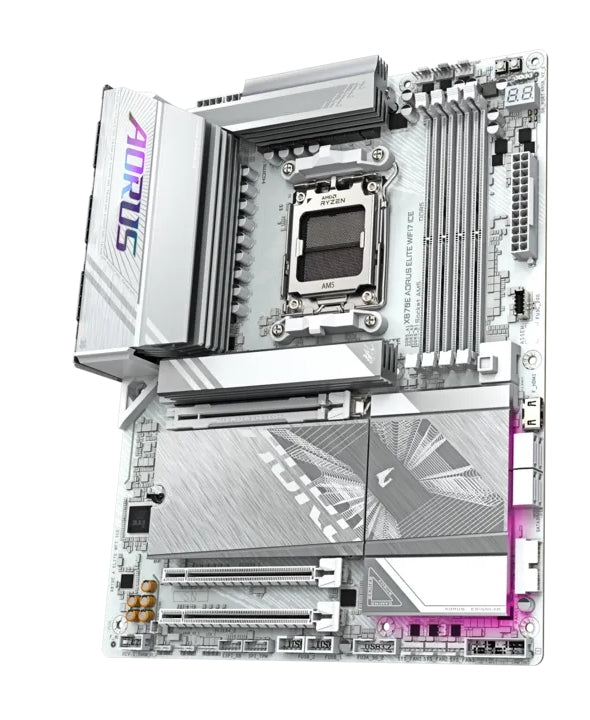 Дънна платка Gigabyte X870E Aorus Elite Ice